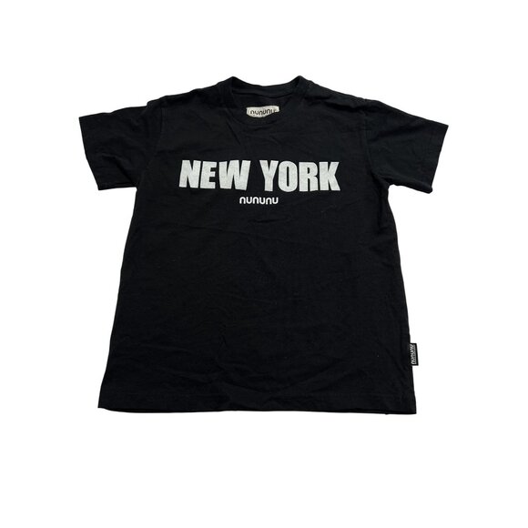 Nununu Welcome To NYC T-Shirt in Black - Picture 1 of 4